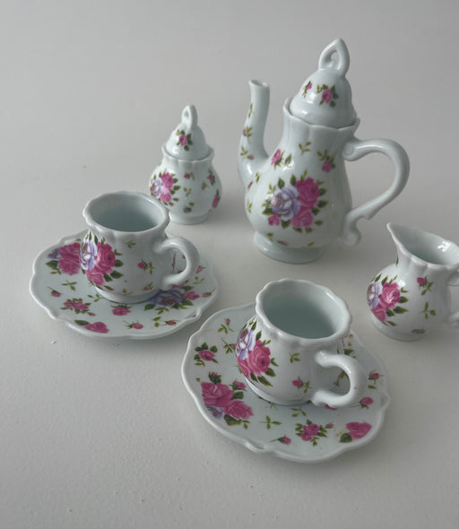 Pink Flower Tea set