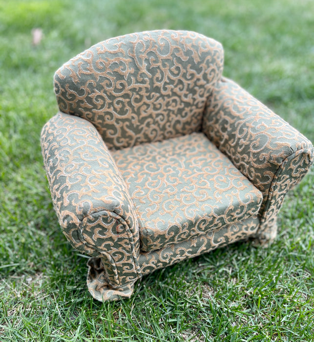 Vintage Green Oversized Chair