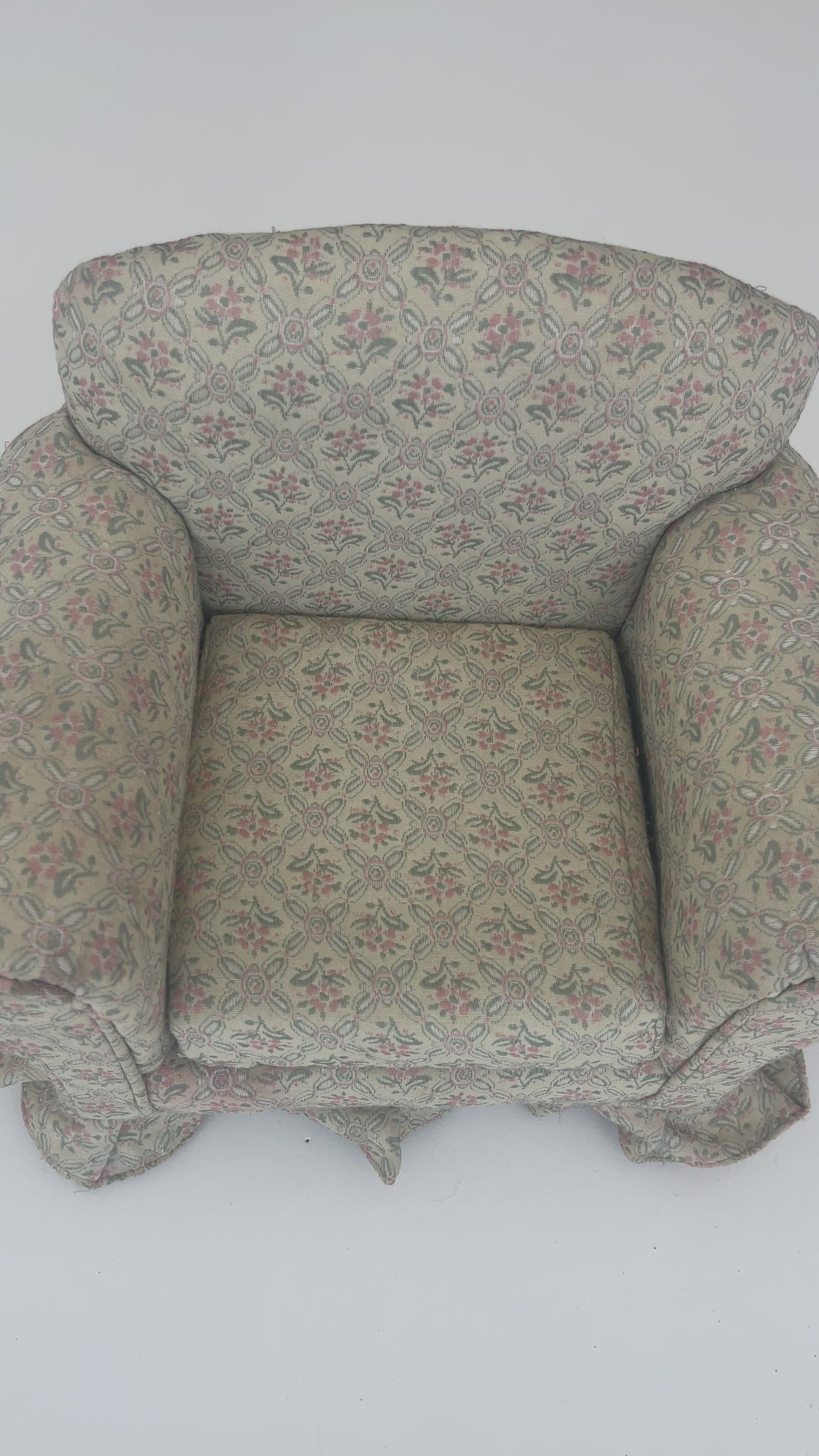 Vintage Green Oversized Chair