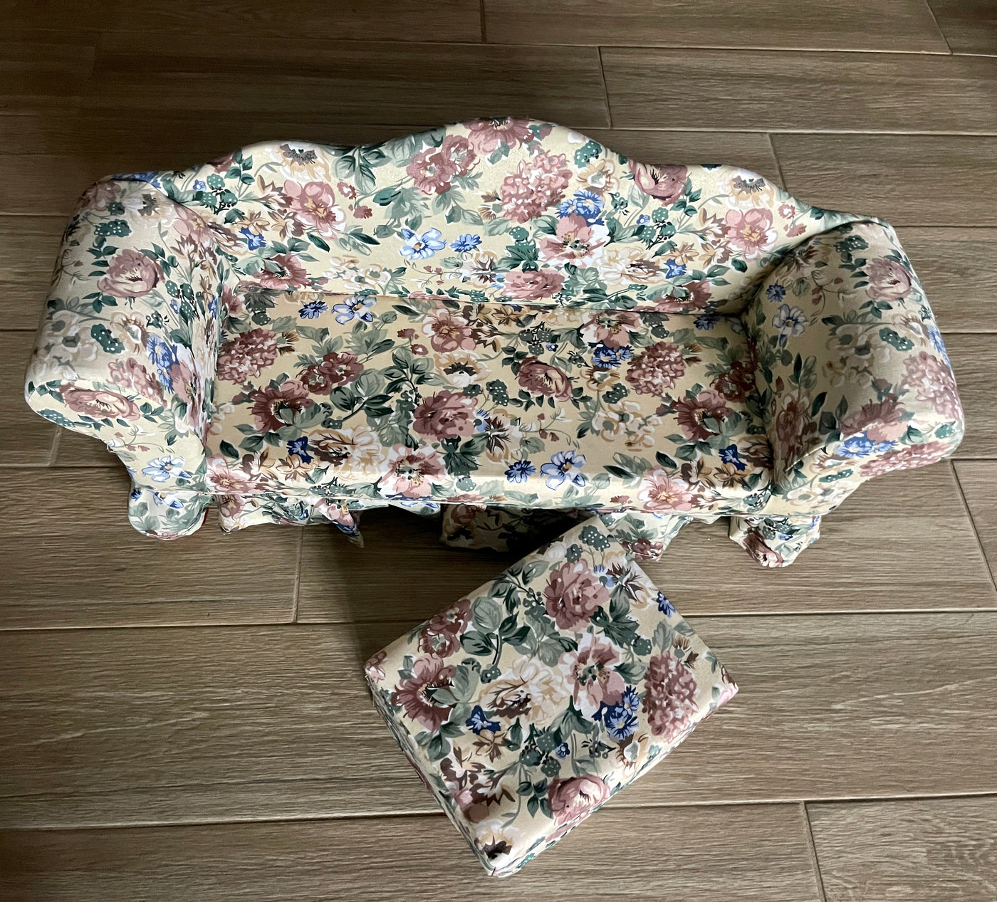 Flower Print Couch