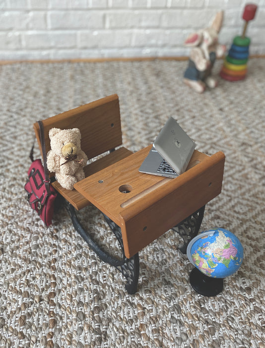 Wood Desk Newborn Prop
