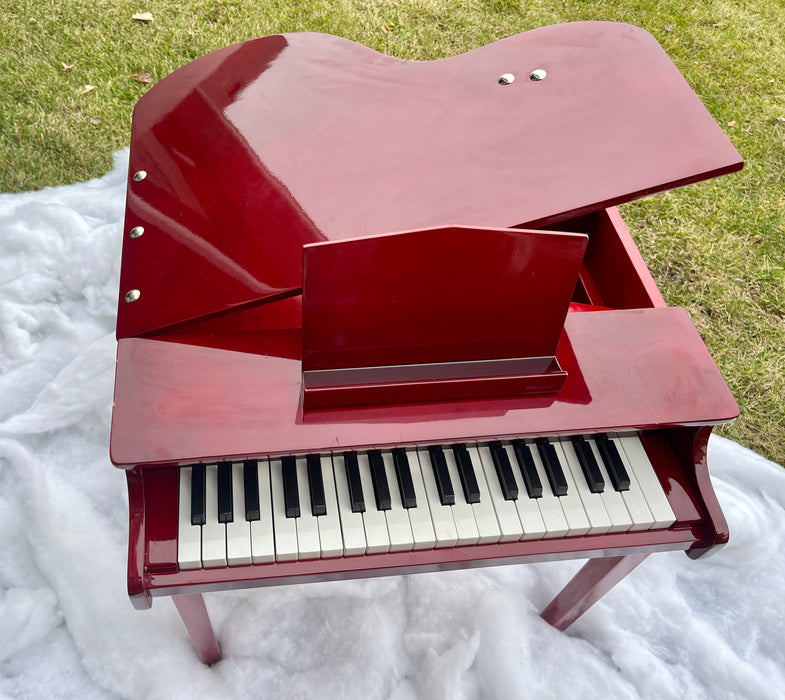 Ruby Red Grand Piano without bench
