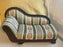 Vintage Green Ribbon Fainting Couch
