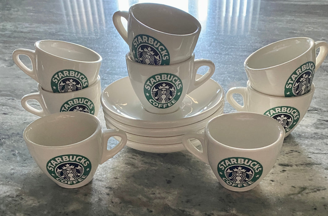 Porcelain cup and saucer set